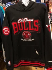 CHICAGO BULLS  NBA BLACK MENS  HOODY PRO STANDARD BRAND