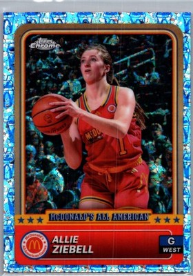 Allie Ziebell 2024 Topps Chrome McDonald's All-American McFlurry Refractor #24