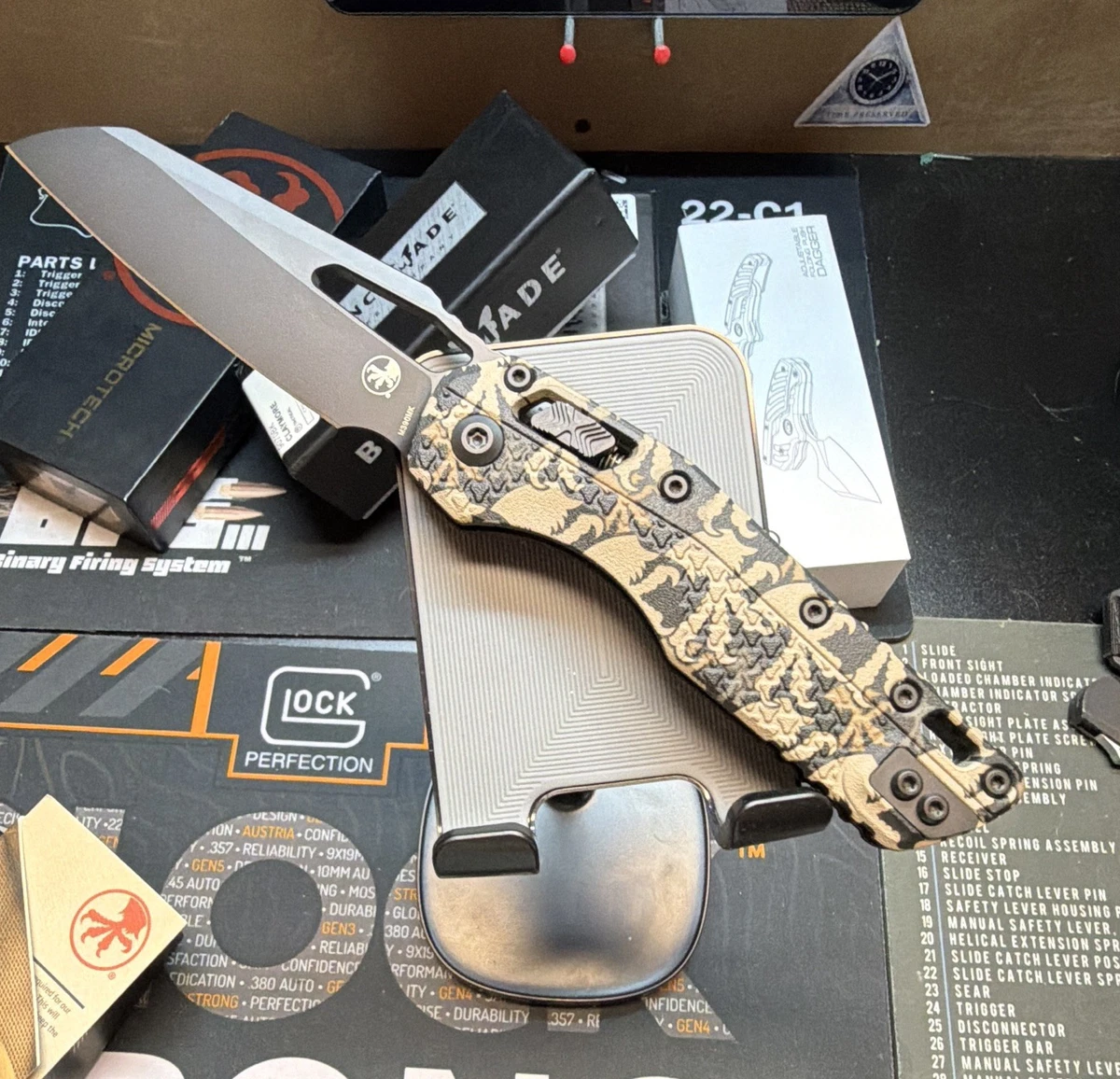 Micro-Tech Black Collectible Folding Knives 1 Blades for sale | eBay