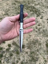 Best Boot Knife Carbon Steel Fixed Double Edged Blade Full Tang Ideal Outdoor