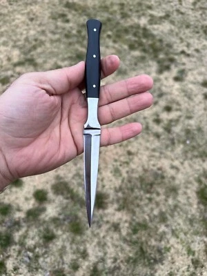 AJ SANITY KNIFE SHEATH Best Boot Knife Carbon Steel Fixed Double Edged Blade Full Tang Ideal Outdoor