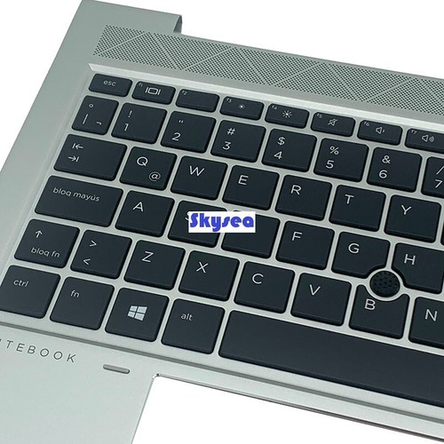 NEW For HP EliteBook 755 G7 850 G7 Palmrest w/Backlit Keyboard M07491-071 Silver - Afbeelding 2 van 4