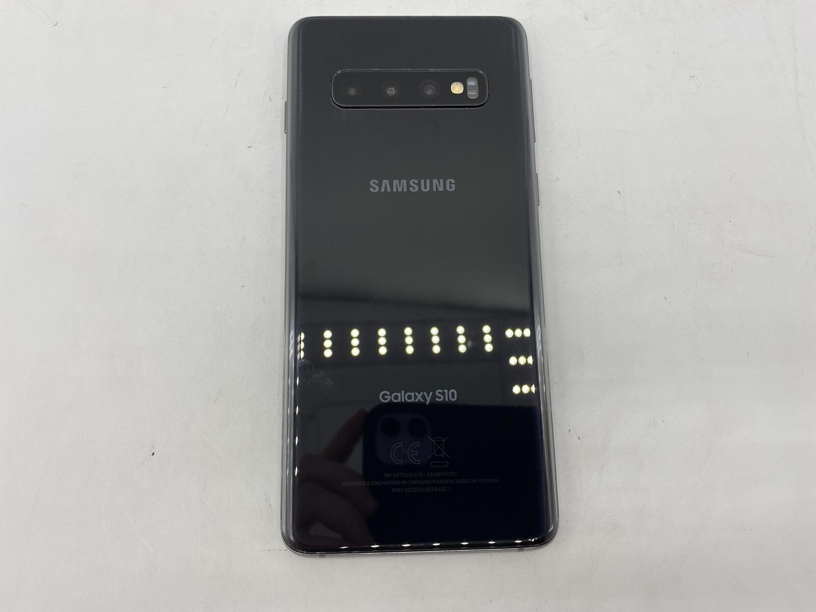 The Price of Samsung Galaxy S10 SM-G973U1 128GB GSM Unlocked Prism Black Used | Samsung Phone