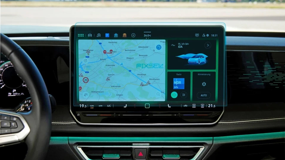 Protetor de tela multimídia Volkswagen Tiguan 16“ 2024 - - Imagem 4 de 4