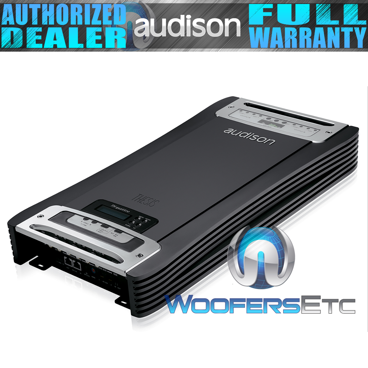 AUDISON TH DUE AMP 2CHANNEL 1500W RMS COMPONENT SPEAKERS CAR AUDIO 