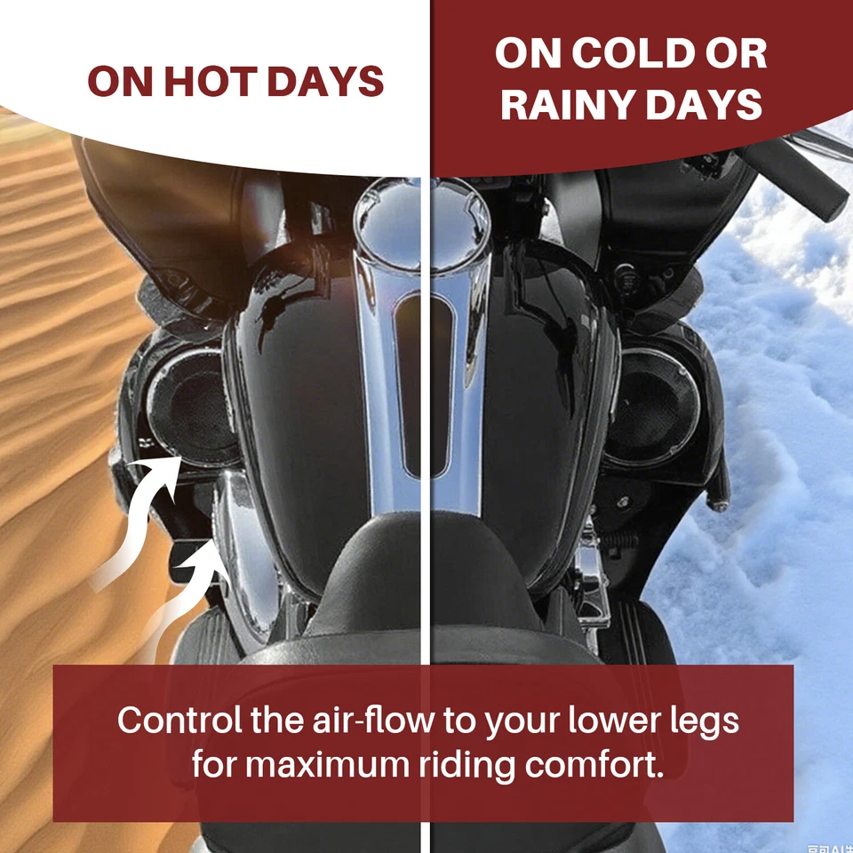 Caja de altavoces de carenado inferior de 6,5" para Harley Davidson Touring Street Glide 14+ Foto 4 de 4