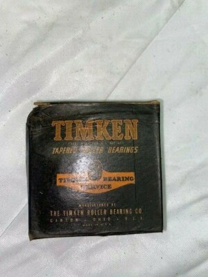 TIMKEN TAPERED ROLLER BEARING- SINGLE CONE- NEW OLD STOCK- NEVER USED