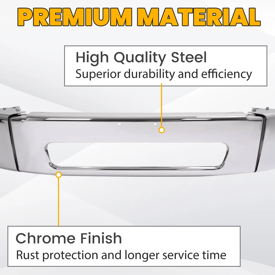 3 шт хромированных накладок на бампер для Freightliner M2 106 112 бизнес-класса 2003-2021 - Изображение 3 из 4