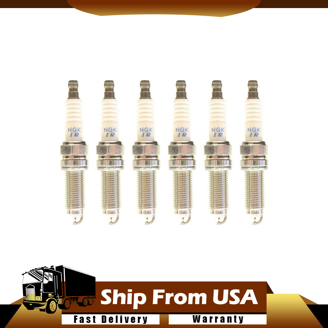 NGK 6x Laser Iridium Spark Plug Kit For 2014-2016 ACURA MDX Gap RLX 12290R9PA01