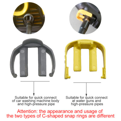 2x Für Kärcher K-Serie K2 K3 K7 Trigger Ersatz-C-Clip-Schlauchklemme 5.037-333.0