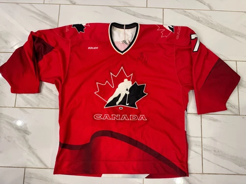 PAUL COFFEY SIGNED TEAM CANADA JERSEY Bauer ProWear Procut RARE Hockey olympics