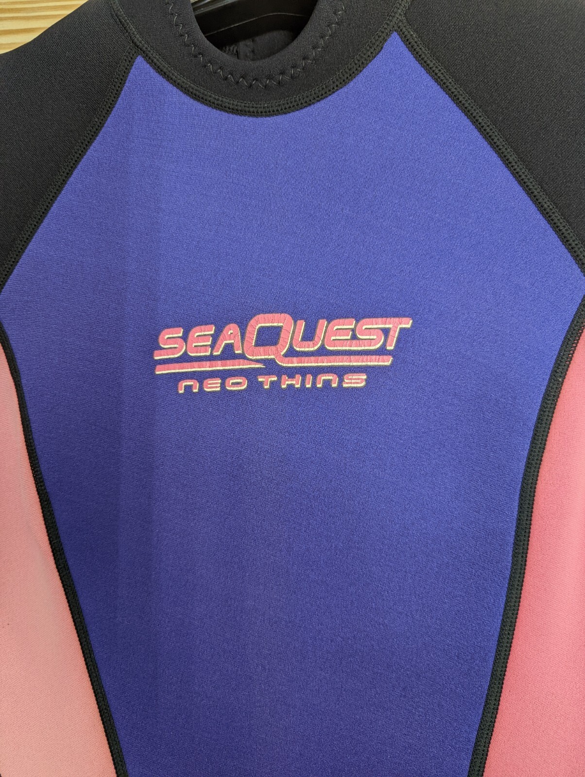 SeaQuest Neo Thins Purple Pink Women's Full Wetsuit 9 10 Scuba Dive