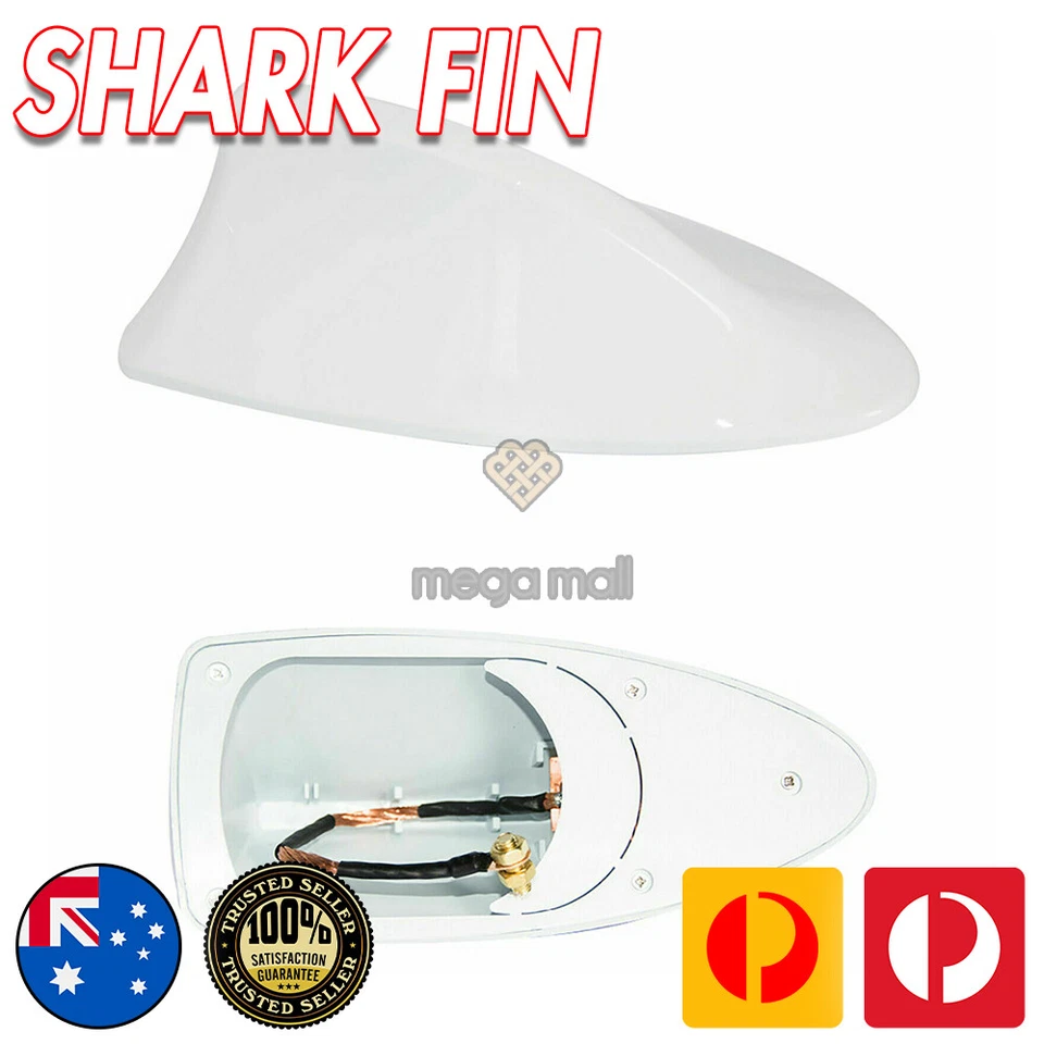 Antenas de antena Ute automáticas estilo aleta de tiburón blanco para NISSAN NAVARA NP300 X-Trail Foto 2 de 4