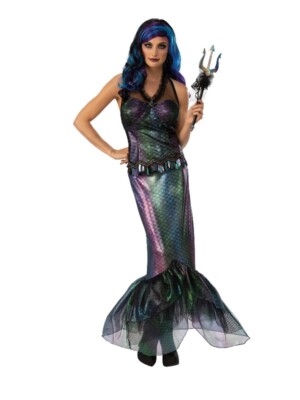mermaid fancy dress ladies Blue Gem Women Mermaid Costume