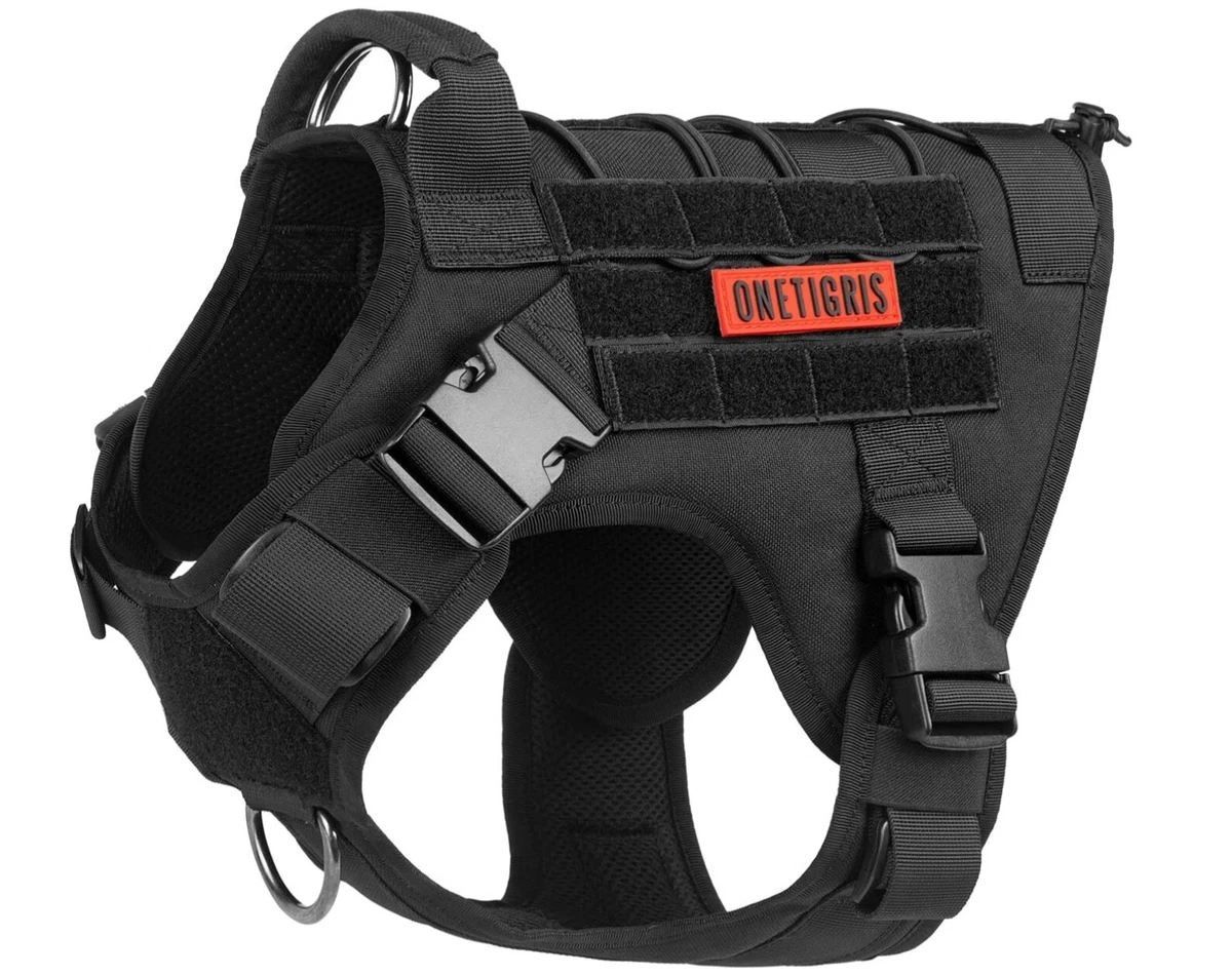 OneTigris Tactical Dog Training Vest No Pull Harness for Dogs