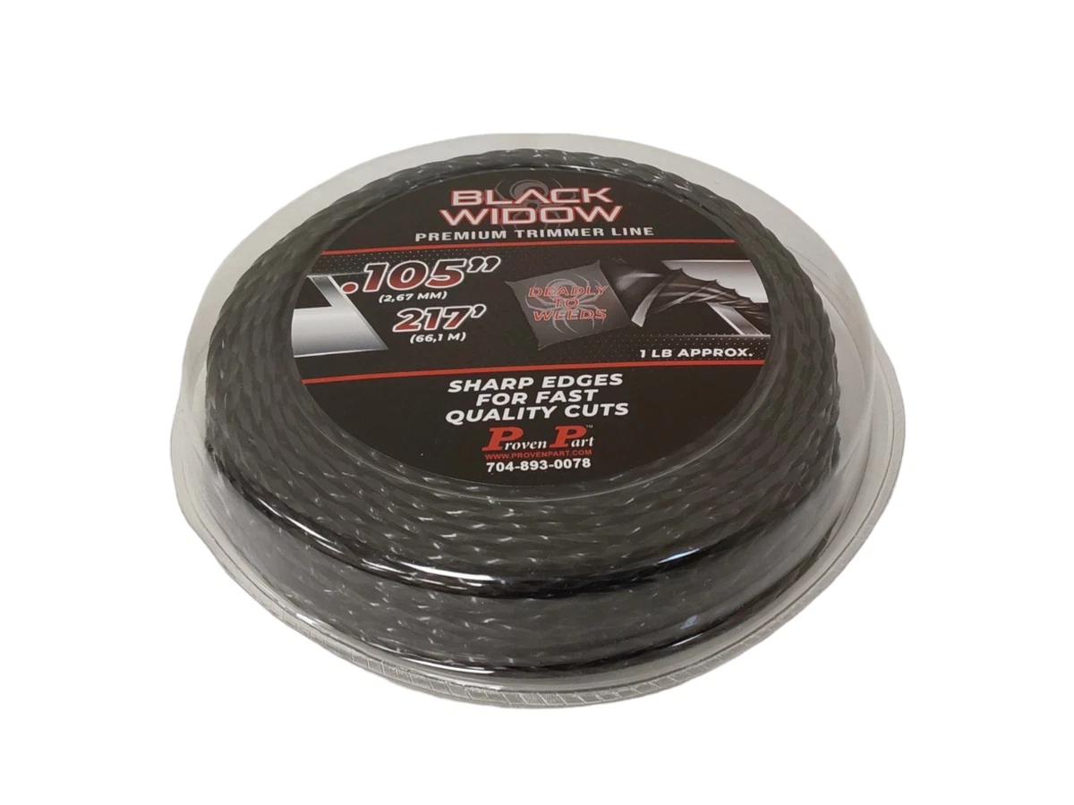 Proven Part Twisted Trimmer Line Delivers Extra Sharp Edges .105 1lb