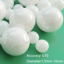 Grade 10 ZrO2 Zirconia Oxide Ball 1.5mm-16mm G10 Ceramic Bearing Balls Polish
