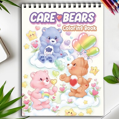 The Care Bears Spiral Bound Coloring Book Color Your Way through Care-a-Lot