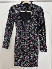 Nastygal Sequin Heart Dress