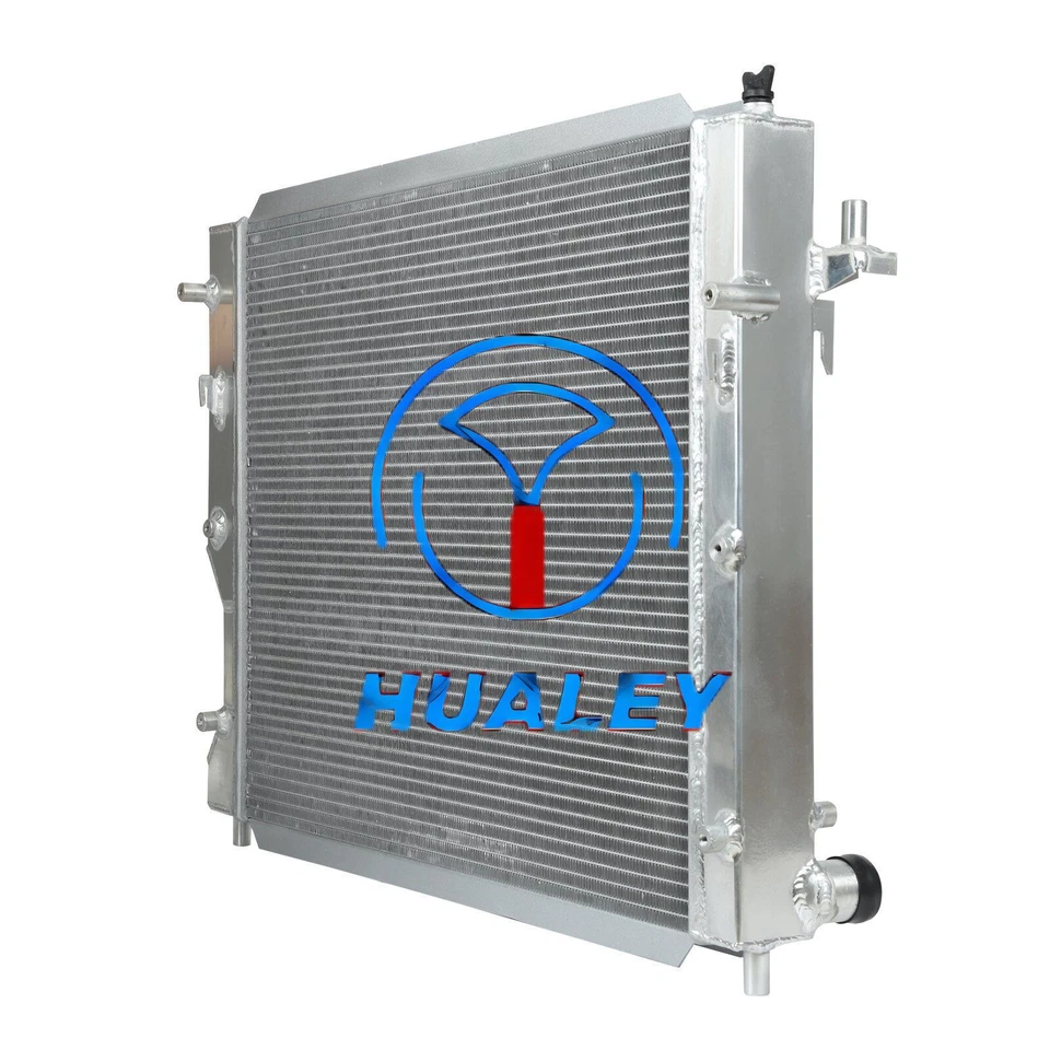 Radiador 3 filas de aluminio Fit 2005-2014 Ford Mustang GT Base 3.7 3.9 4.0 4.6 5.0L Foto 2 de 4