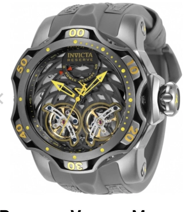 Grey invicta best sale watch