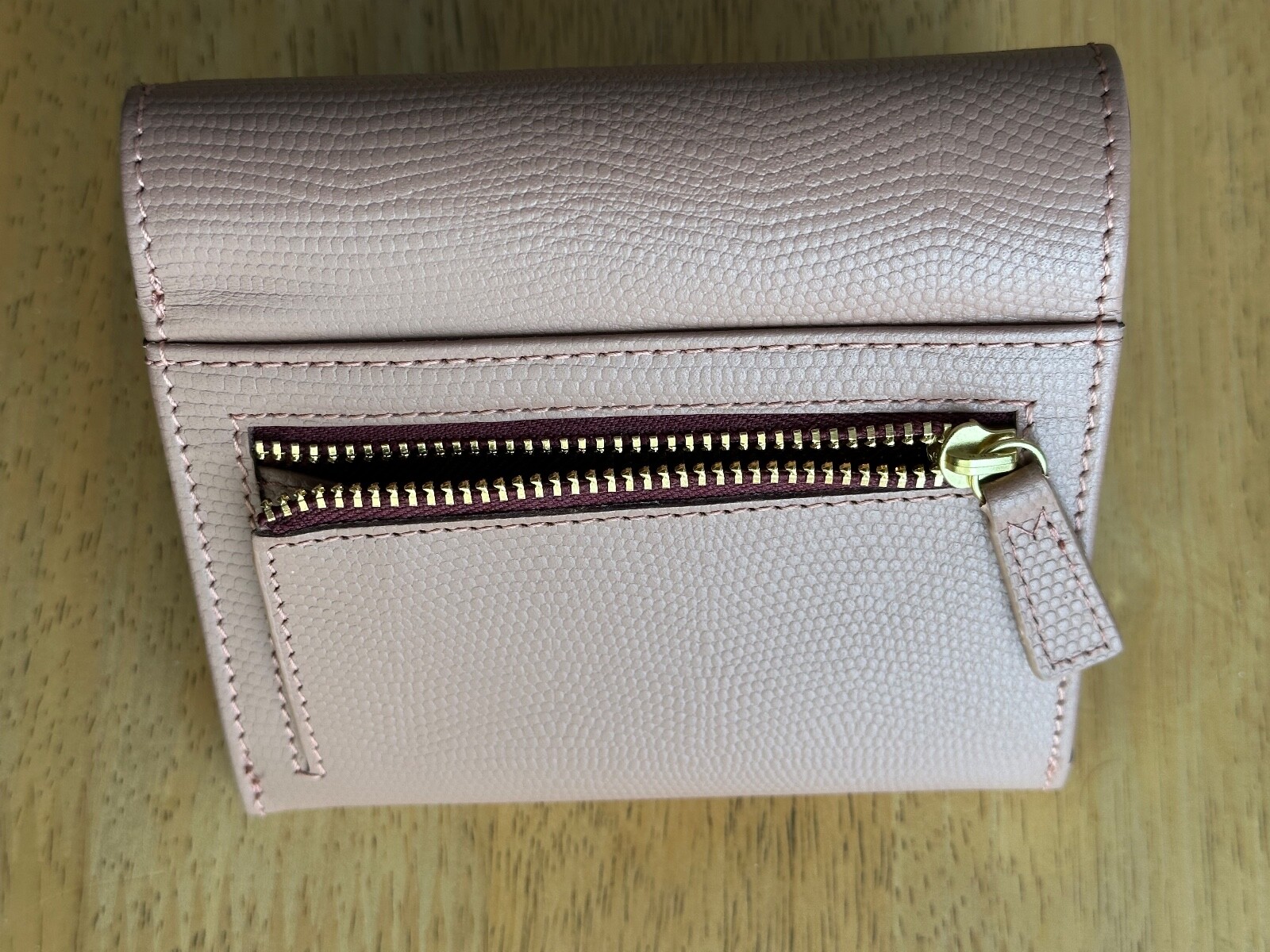 Marks&Spencer Leather Melba Blush Cardsafe Wallet ID & Card & Coin