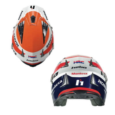 Hebo Helm Zone 4 Montesa Team Repsol Honda weiß S