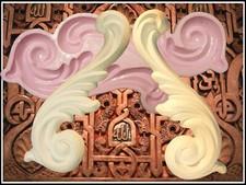 Negativform Gießform Mould Verzierung Dekor Relief Silikon Ecke Stuck (45)