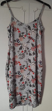 BNWT Dorothy Perkins satin multi floral lined summer slip dress Size 10 comb P&P