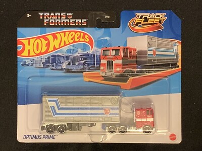 2024 Mattel Hot Wheels Transformers 1:64 Track Fleet Optimus Prime New