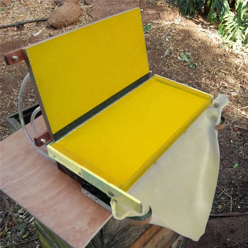 Hoja de base de máquina de cera flexible molde de panal de cera molde de cera de silicona para apicultura Foto 2 de 4