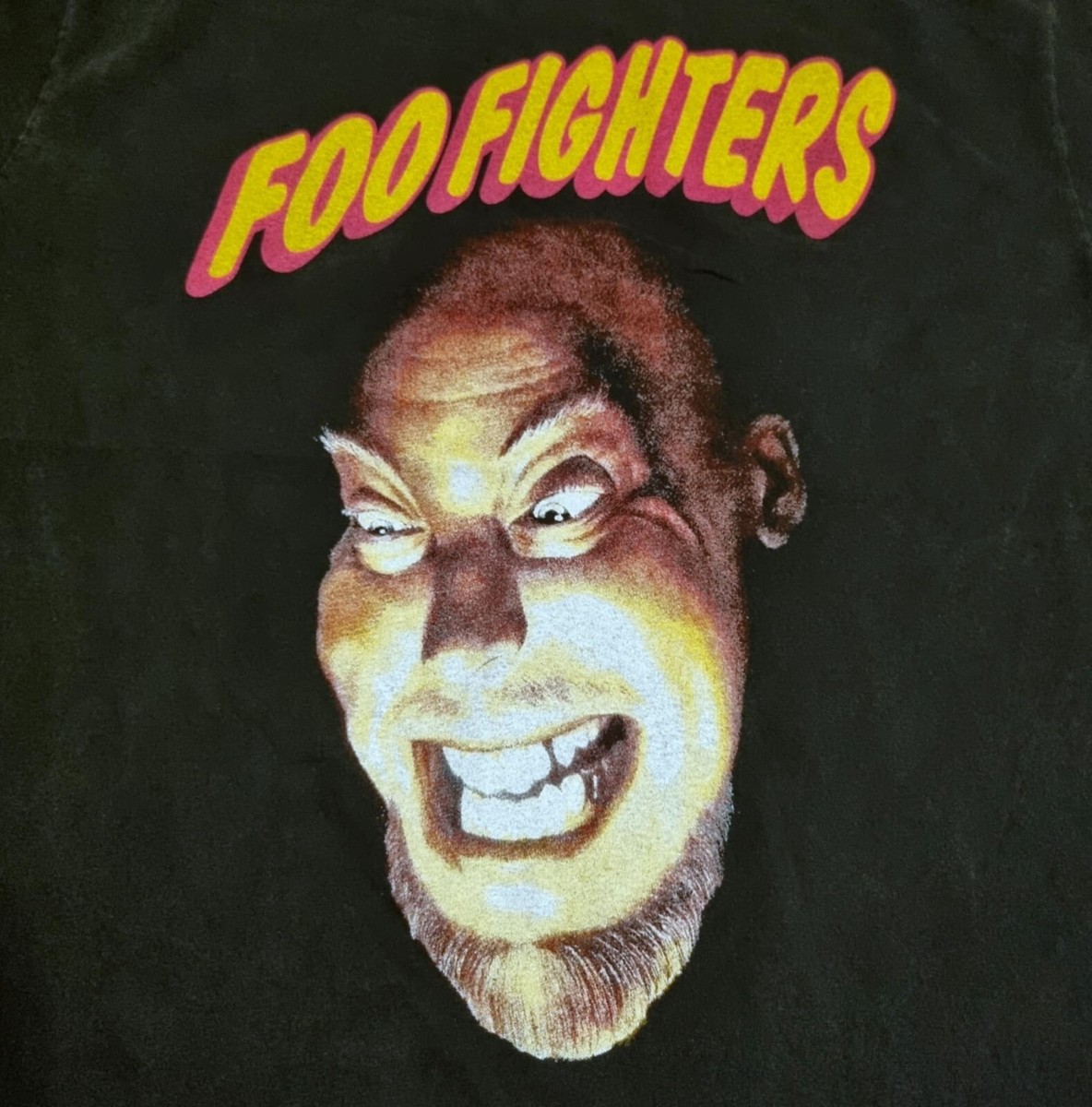 Vintage Foo Fighters Shirt L European Tour 1995 Reprint Hard Vintage Foo Fighters Shirt L European Tour 1995 Reprint Hard