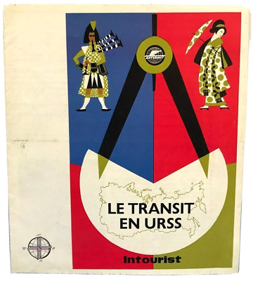 Vintage UdSSR Russland Sowjetunion Reise Tourist Prospekt Karten Foto Bilder 1969
