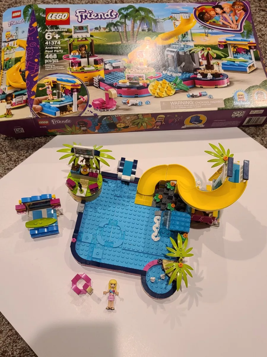 LEGO Friends Pool Party 41374. Used with box | eBay