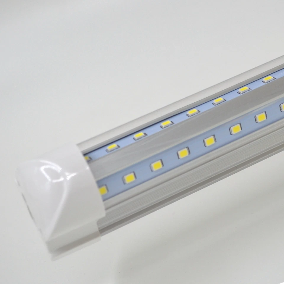 V shaped LED Tube Lights T8 Integrated Bulb Super Bright Bar Cool Lamp linkable - Image 3 of 4