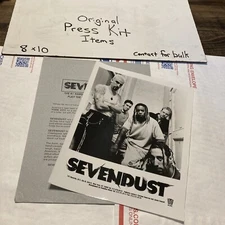 Sevendust - Hard Rock - ORIGINAL 90s MUSIC PRESS KIT Bio Photograph- 8" X 10"