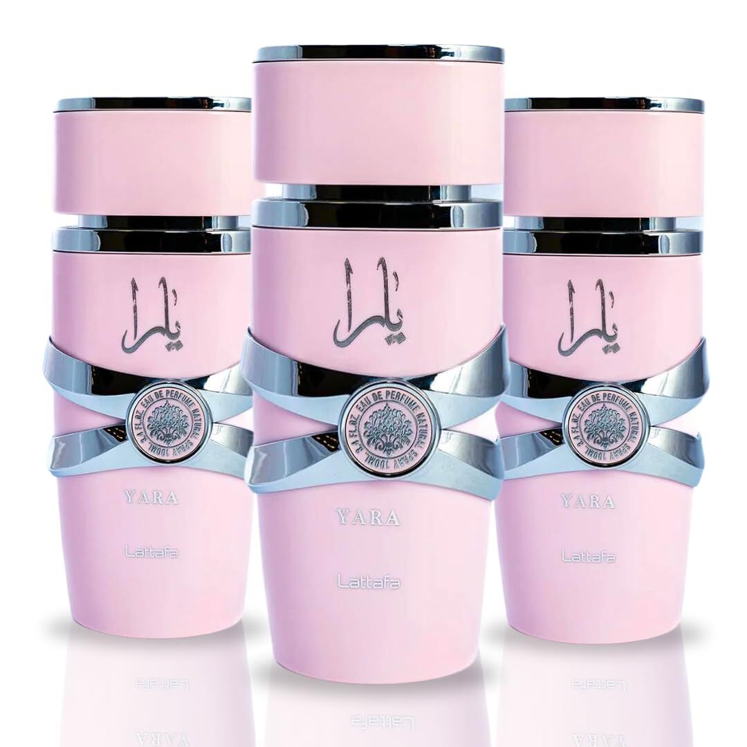 Lattafa Yara EDP Spray 3&period;4Oz For Women&period; &lpar;Pack of 3&rpar;