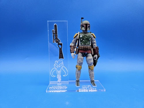 Vintage Collection Boba Fett (ROTJ) VC186 Acrylic Base Set 🔥 No Toy Included🔥