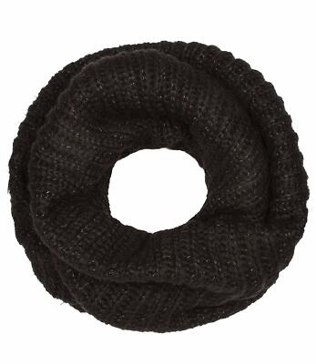 SIX schwarzer warmer unisex Strick Loop Schal Winter (384-288)