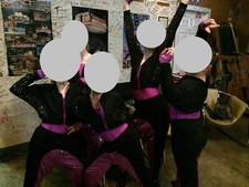 Revolution Purple Black Hip Hop 3 Piece Set Dance Costume CL