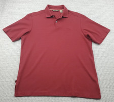 Tommy Bahama Polo Shirt Mens Medium Short Sleeve Pima Cotton Blend