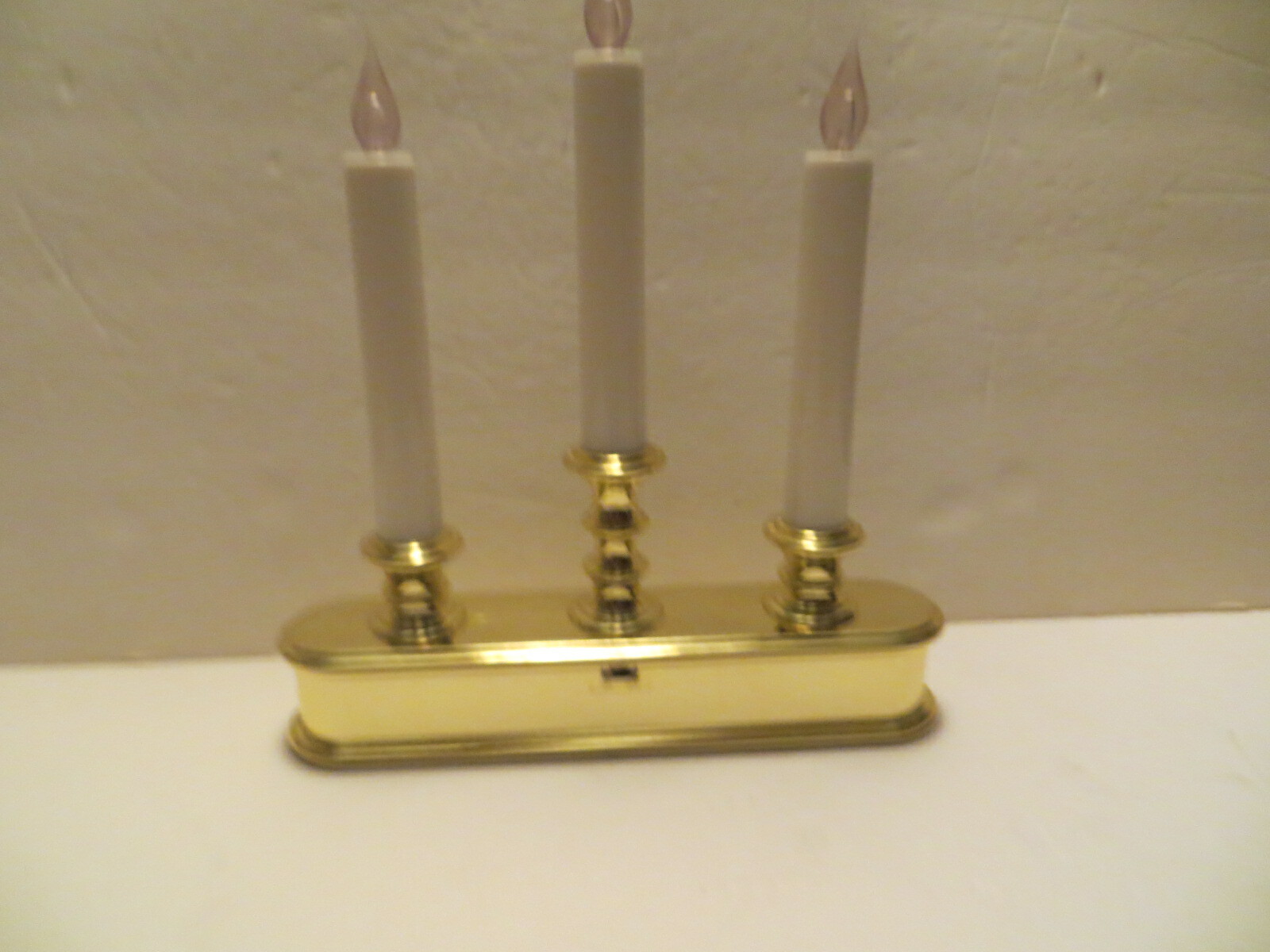 Triple Flameless LED Drip Candle Sticks Window Candelabra eBay