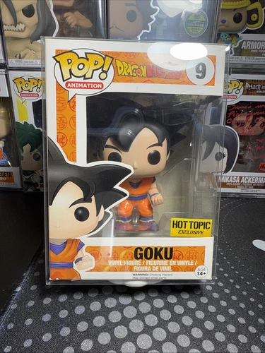 Funko POP #09 Black Hair Goku Hot Topic Exclusive Dragonball Z anime DBZ vinyl