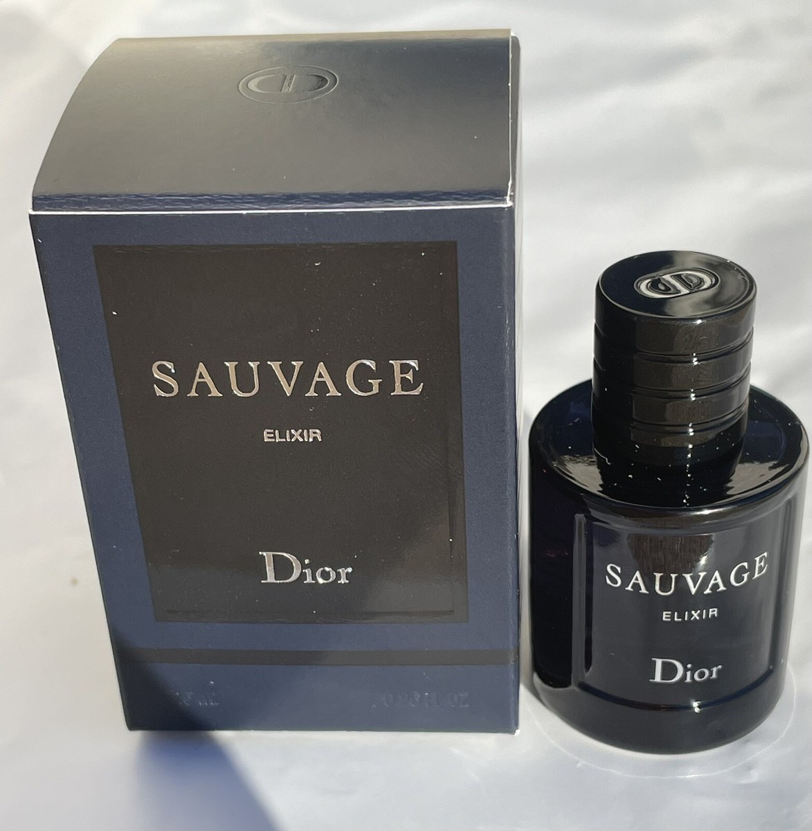 DIOR SAUVAGE ELIXIR 0.25 fl oz/ 7.5 ml miniature splash NEW