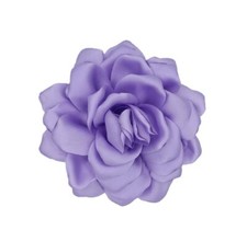 Large Camellia Satin Fabric Flower Brooch Pins Hairpin for Womenladies. Light...