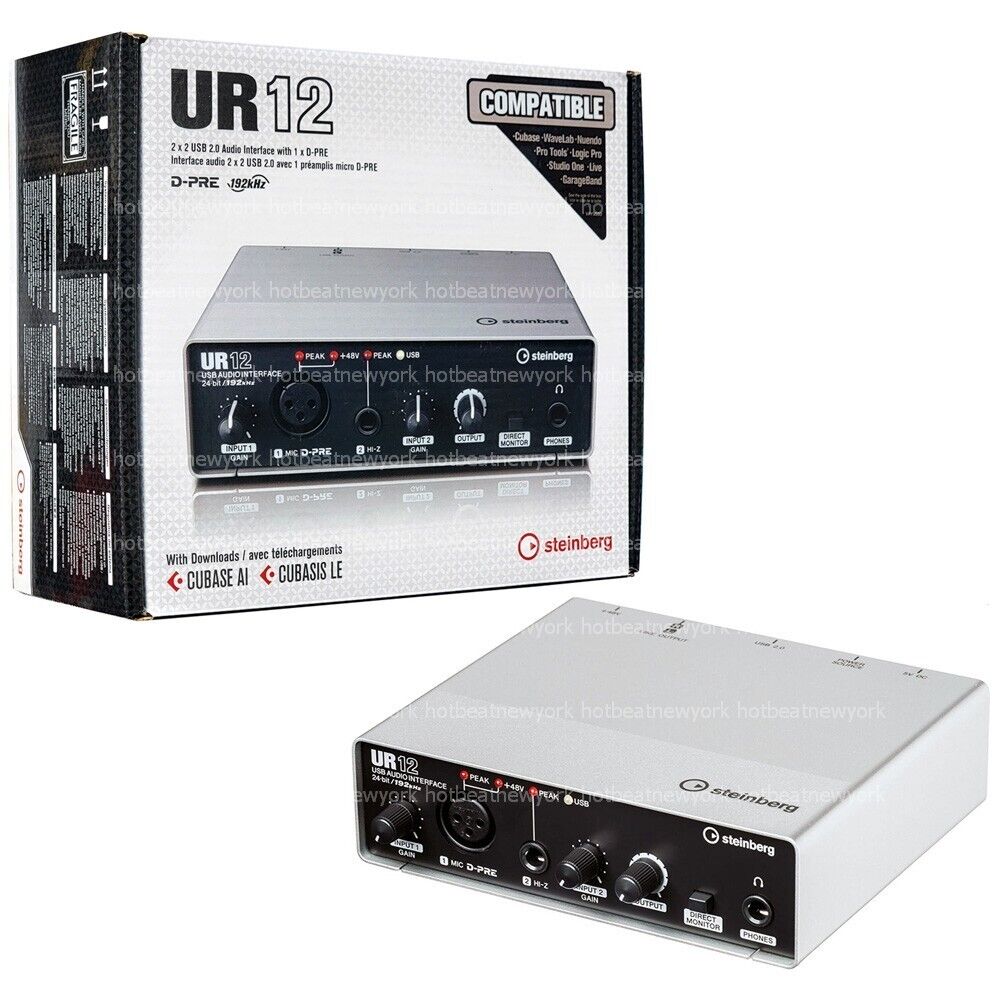 Steinberg+UR12+USB+Audio+Interface+With+Headphone+BRAND for sale