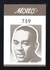Richard Wright Author Vintage 1987 Motto Game Trivia Card #739