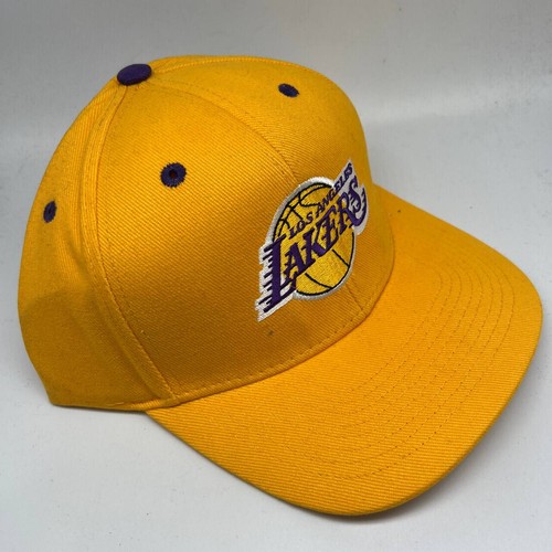 Vintage Los Angeles LA Lakers NBA Adidas Hat Snapback Cap New Men - Picture 3 of 7
