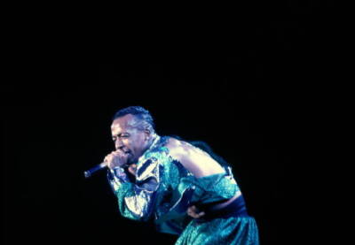 American rapper MC Hammer appears at a press conference 1990 OLD PHOTO 8