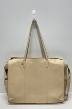 Borsa da viaggio BEIS beige vegan in pelle weekender manica trolley hardware oro